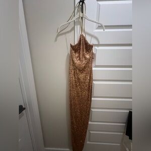Nookie Gold Sequin Dress